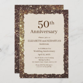 50周年結婚パーティの招待状 招待状