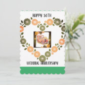 50周年結婚ヴィンテージ招待状 招待状 (スタンド正面)