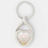 50周年結婚主、主賛美&保 キーホルダー (正面)