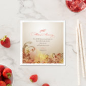 50周年結婚主、主賛美&保 スタンダードカクテルナプキン (インサイチュ)