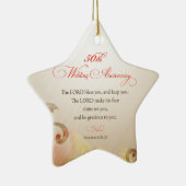 50周年結婚主、主賛美&保 セラミックオーナメント (右)