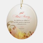 50周年結婚主、主賛美&保 セラミックオーナメント (左)
