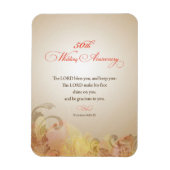 50周年結婚主、主賛美&保 マグネット (縦)