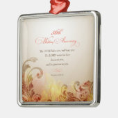 50周年結婚主、主賛美&保 メタルオーナメント (左)