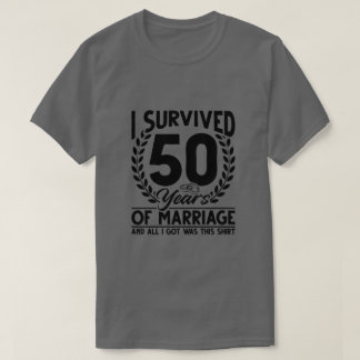 50周年結婚夫婦50歳 Tシャツ