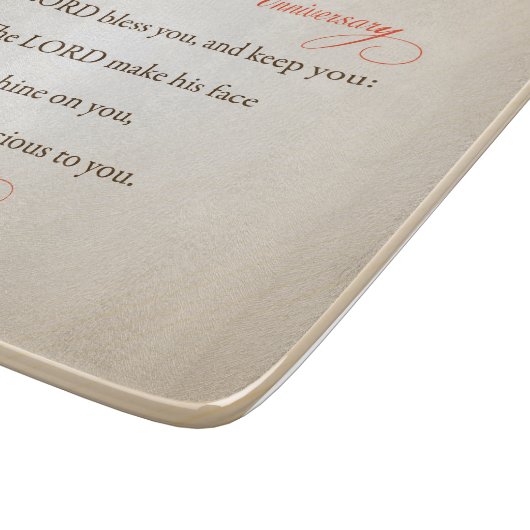 50周年結婚宗教主賛美卿 カッティングボード (角)