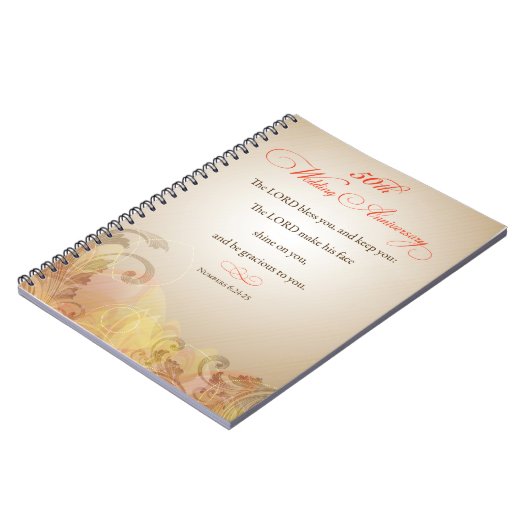 50周年結婚宗教主賛美卿 ノートブック (左側)