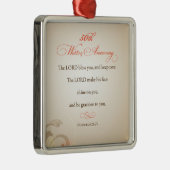 50周年結婚宗教主賛美卿 メタルオーナメント (右)