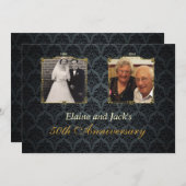 50周年結婚式写真招待状 招待状 (正面/裏面)