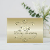 50周年結婚式招待状 招待状 (スタンド正面)