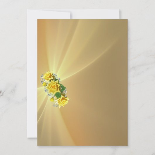 50周年結婚招待状 (裏面)