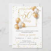 50周年結婚招待状 招待状 (正面)