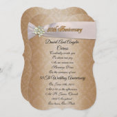 50周年結婚招待状 招待状 (正面/裏面)