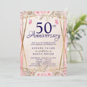 50周年結婚招待状 招待状 (スタンド正面)