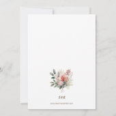 50周年結婚招待状 招待状 (裏面)