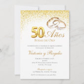 50周年結婚招待状 招待状 (正面)