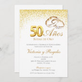 50周年結婚招待状 招待状 (正面/裏面)