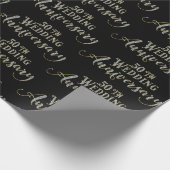 50周年結婚文字 ラッピングペーパー (角)