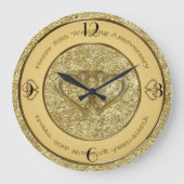 50周年結婚時計 ラージ壁時計 (正面)