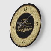 50周年結婚時計 ラージ壁時計 (傾斜)