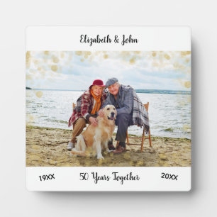 50周年結婚記念カスタム フォトプラーク