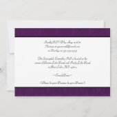 50周年結婚記念パーティーの写真 招待状 (裏面)