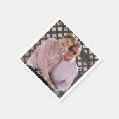 50周年結婚記念写真カスタム スタンダードカクテルナプキン (角)