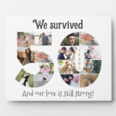 50周年結婚記念写真 フォトプラーク (正面)