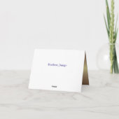 50周年結婚記念日お礼カード サンキューカード (裏面)