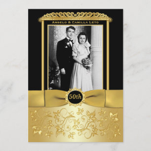 50周年結婚記念日のご招待 招待状