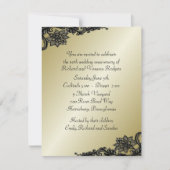 50周年結婚記念日のご招待 招待状 (正面)