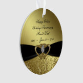 50周年結婚記念日のアクリルオルナメント オーナメント (正面)