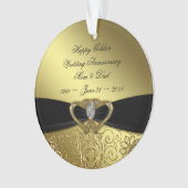 50周年結婚記念日のアクリルオルナメント オーナメント (正面)