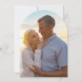 50周年結婚記念日のハートマーク 招待状 (裏面)