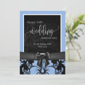 50周年結婚記念日の伝統的な写真 招待状 (スタンド正面)