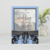 50周年結婚記念日の伝統的な写真 招待状 (スタンド正面)