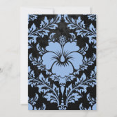 50周年結婚記念日の伝統的な写真 招待状 (裏面)