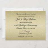 50周年結婚記念日の写真招待カード 招待状 (裏面)