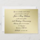 50周年結婚記念日の写真招待カード 招待状 (裏面)