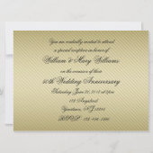 50周年結婚記念日の写真招待状カード 招待状 (裏面)