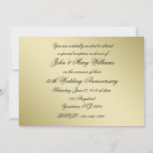 50周年結婚記念日の写真招待状カード 招待状 (裏面)