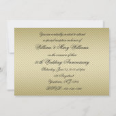 50周年結婚記念日の写真招待状カード 招待状 (裏面)