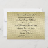 50周年結婚記念日の写真招待状カード 招待状 (裏面)