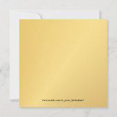 50周年結婚記念日の写真招待状 招待状 (裏面)