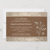 50周年結婚記念日の写真 ヴィンテージの招待状 招待状 (裏面)