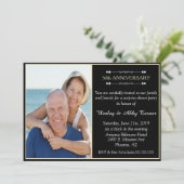 50周年結婚記念日の招待状 招待状 (スタンド正面)