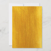 50周年結婚記念日の招待状 招待状 (裏面)