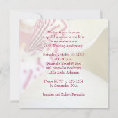 50周年結婚記念日の招待状 招待状 (裏面)