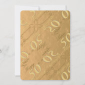 50周年結婚記念日の招待状 招待状 (正面)