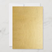 50周年結婚記念日オーダーメイド疑似ゴールド 招待状 (裏面)